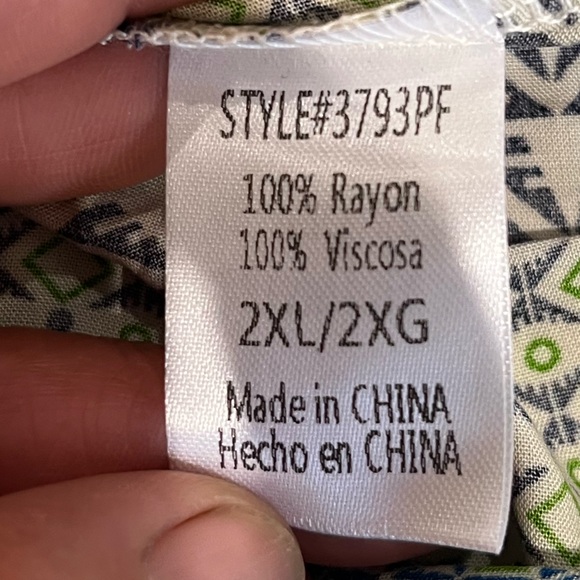 Colette collection blouse 2XL NWT - Picture 5 of 5